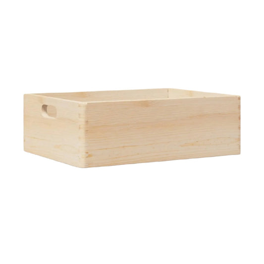 Bac de rangement en bois - Pour organiser vos espaces de vie - 40 x 30 x 10